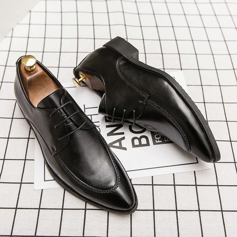 Business leather shoes for men