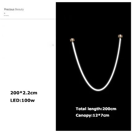 Udon - LED Dimmable Postmodern Golden Chrome Lamparas De Techo