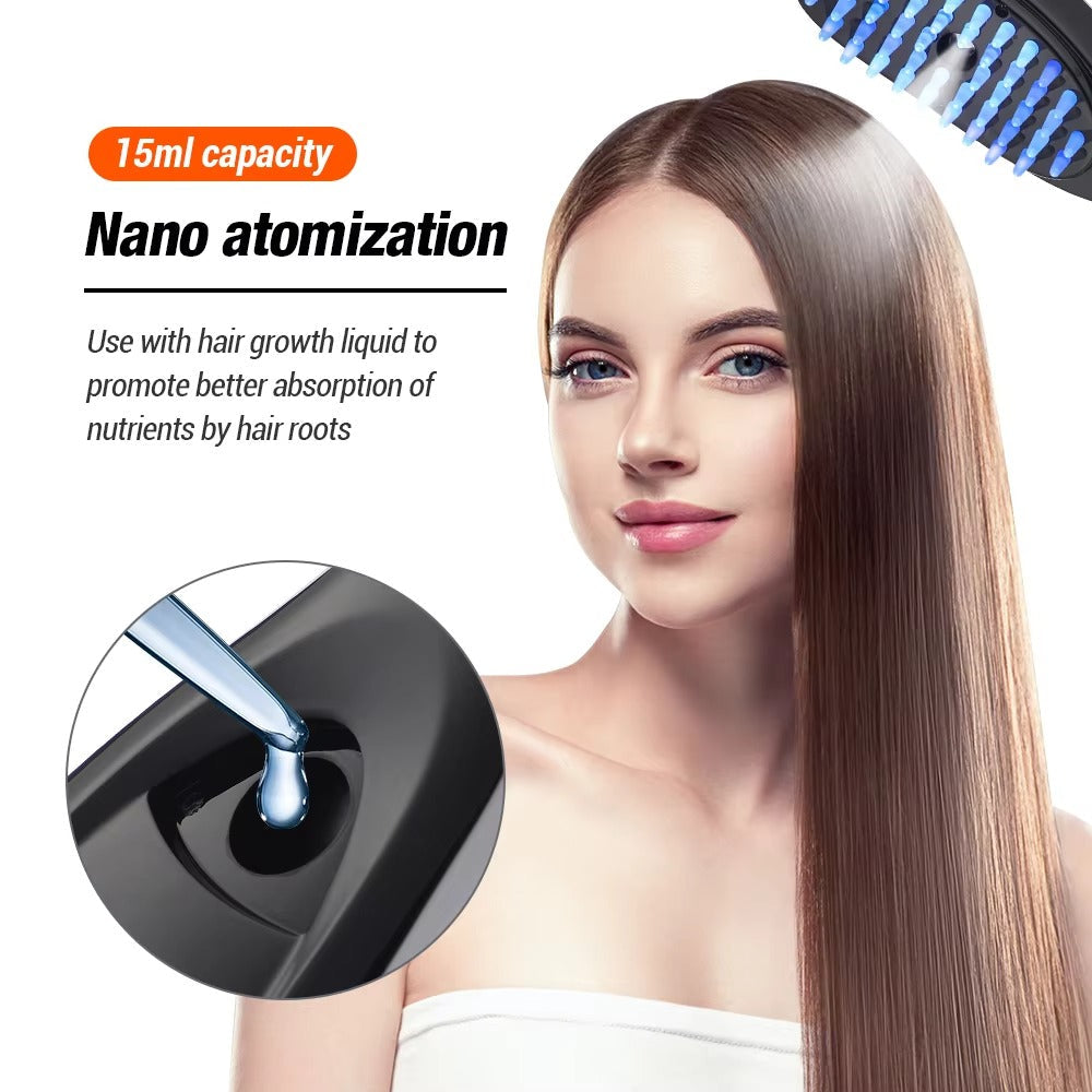 Electric Spray Massage Comb – Your 3-in-1 Solution for Hair Growth and Scalp Health