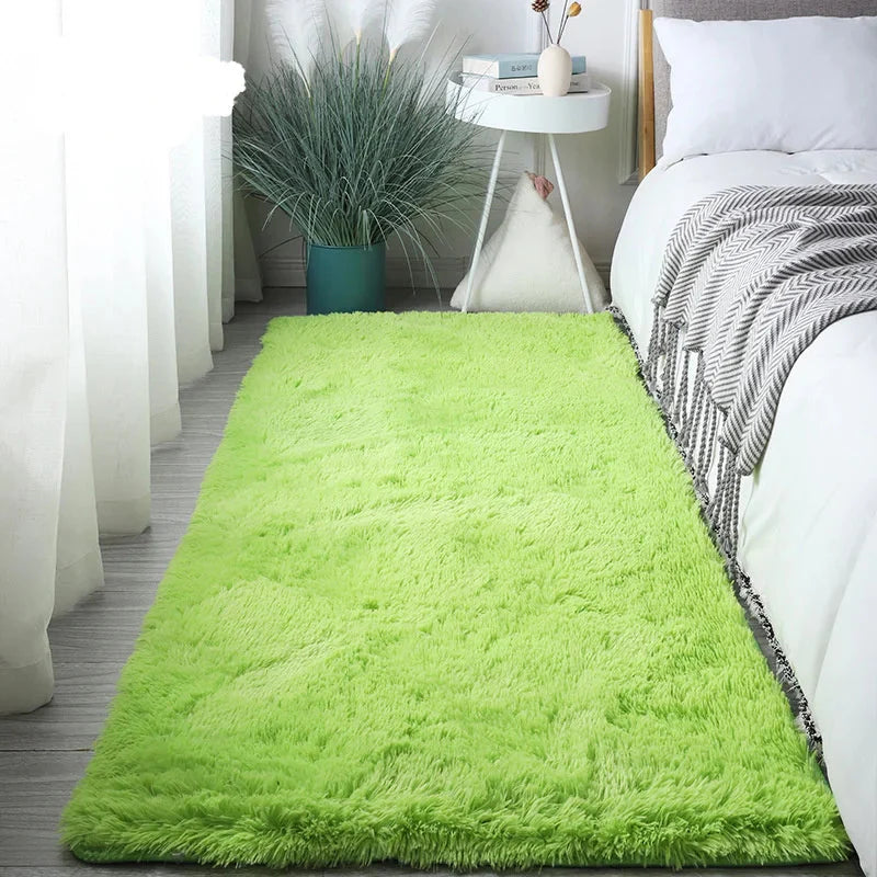 Sara Soft Shaggy Rug for Bedroom - Nordic Style Plush Carpet for Kids Room