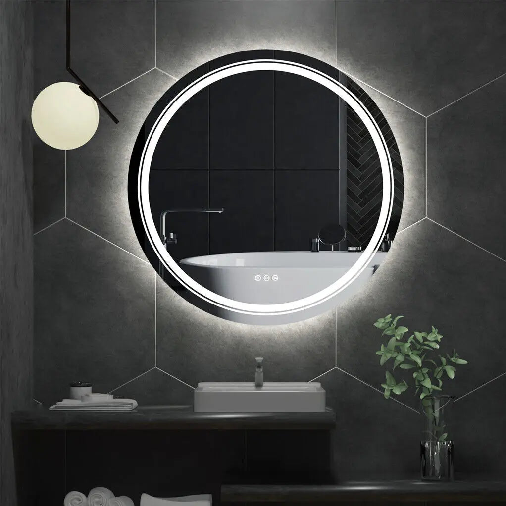 Espejo de baño antivaho LED regulable impermeable LUVODI