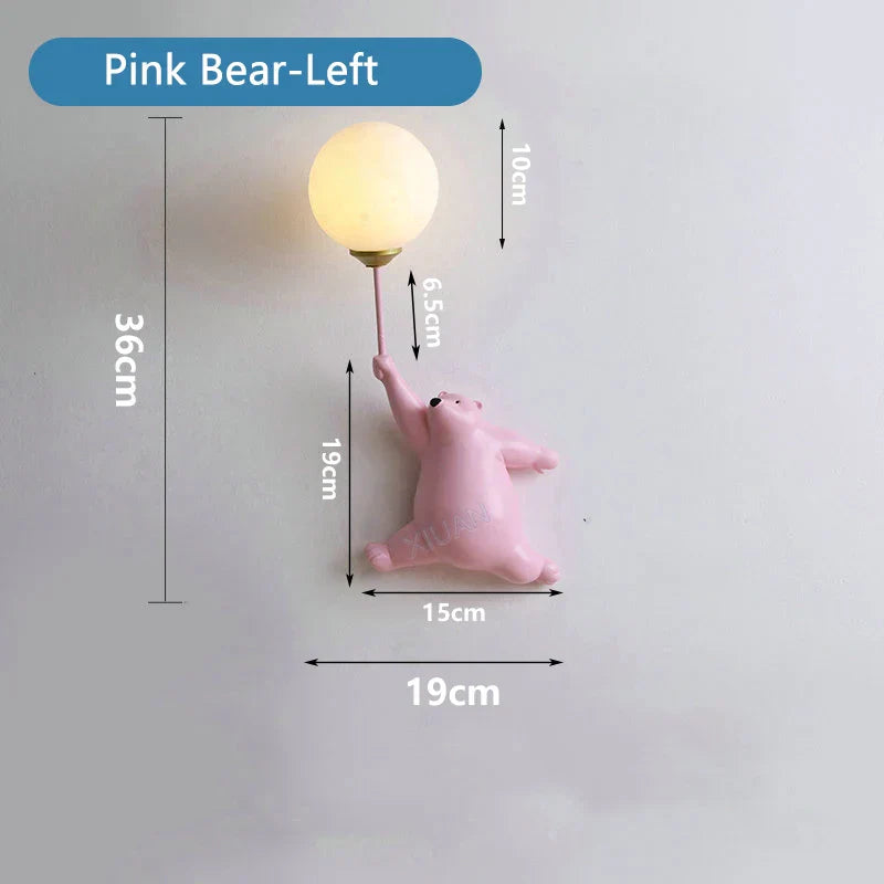 Polar Bear Wall Lamp