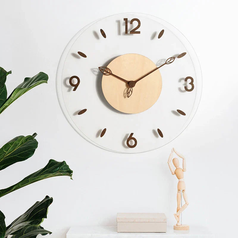 WalnutCraft – Horloge murale en noyer