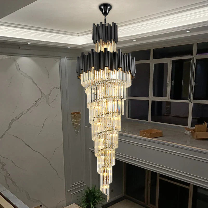 New York Black Chandelier