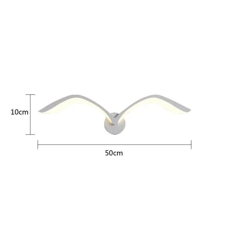 Seagull Bird Wall Lamp Sconce