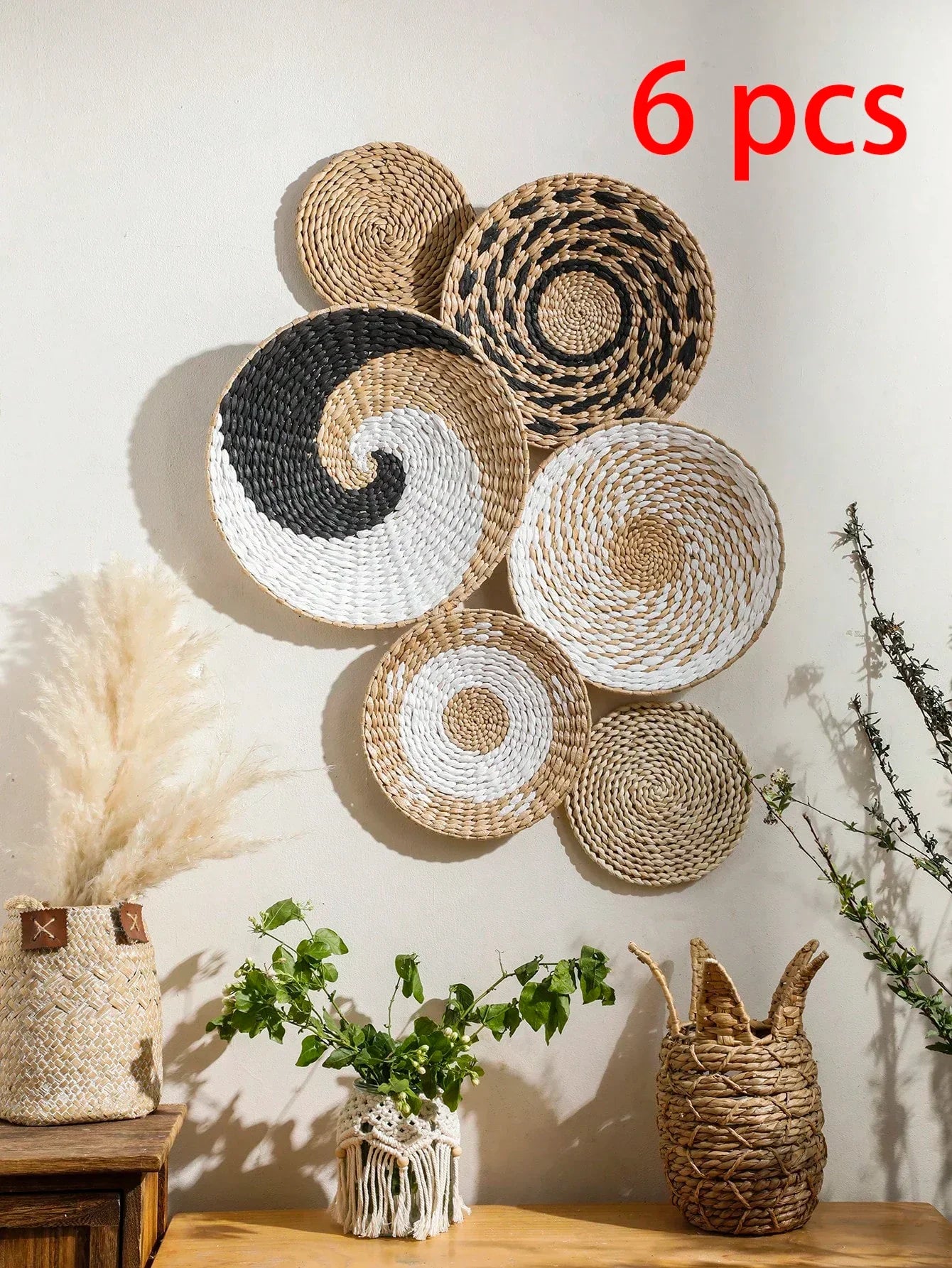 Hand Woven Basket Wall Decor