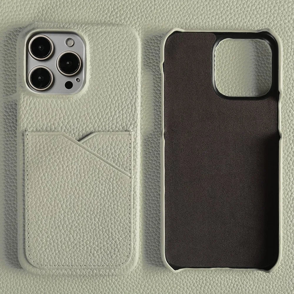 SlimLine Genuine Leather Phone Cover