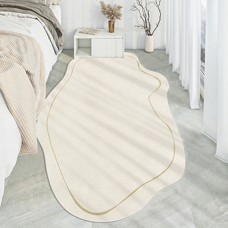 Tapis de chambre moderne irrégulier Winnie – Doux, élégant et tendance