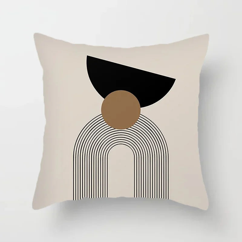 LineArt - Decorative Cushion Cover with Abstract Pattern