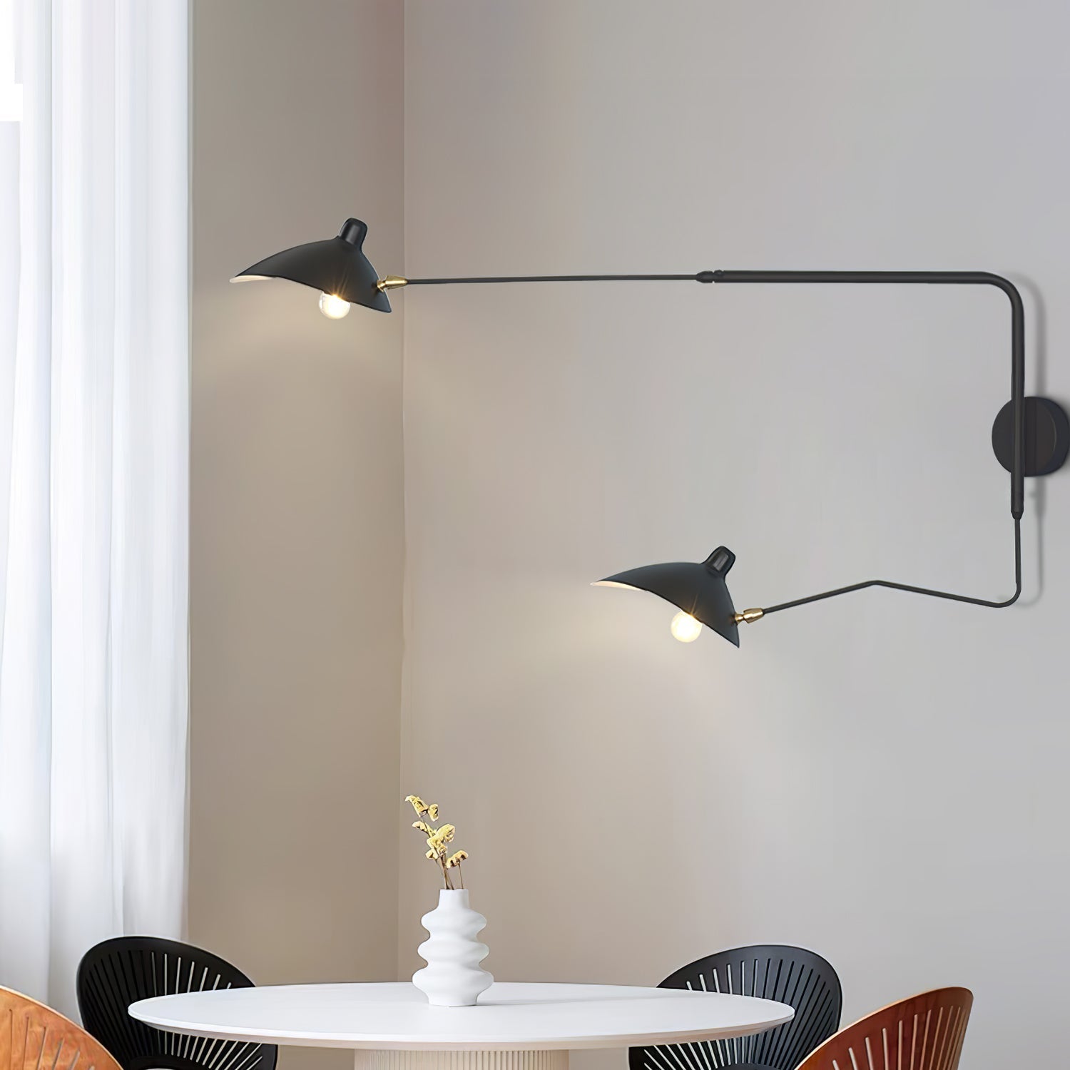 MouilleStyle - Elegant and Sculptural Wall Lamp