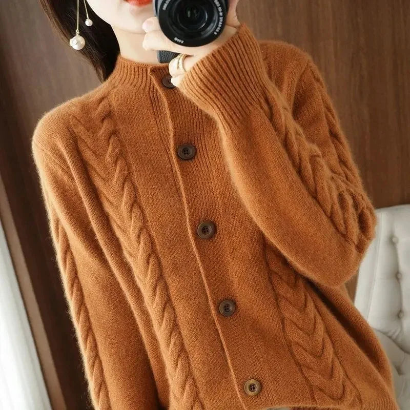 Elegant strikket cardigan