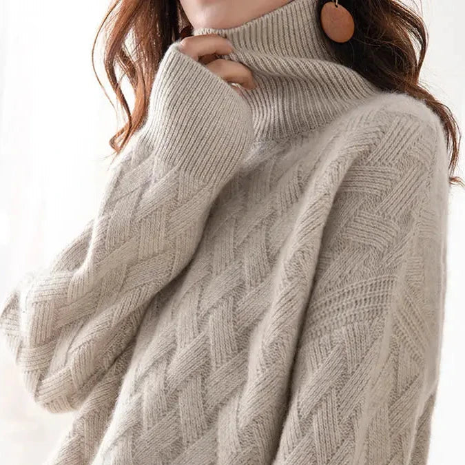 Camila Cashmere Turtleneck Tröja