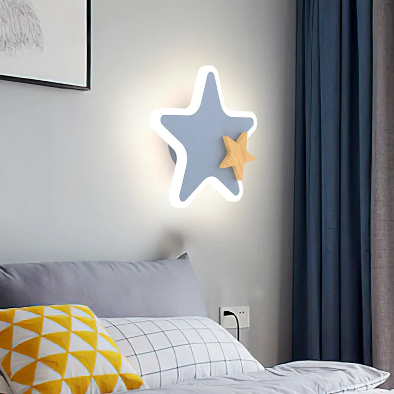 Cartoon Rocket LED Wall Lamp