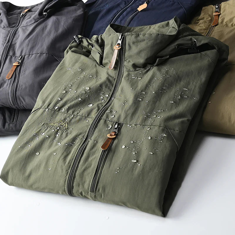 Autumn Jacket: Windbreaker for Men | Waterproof Outdoor Hooded Outerwear