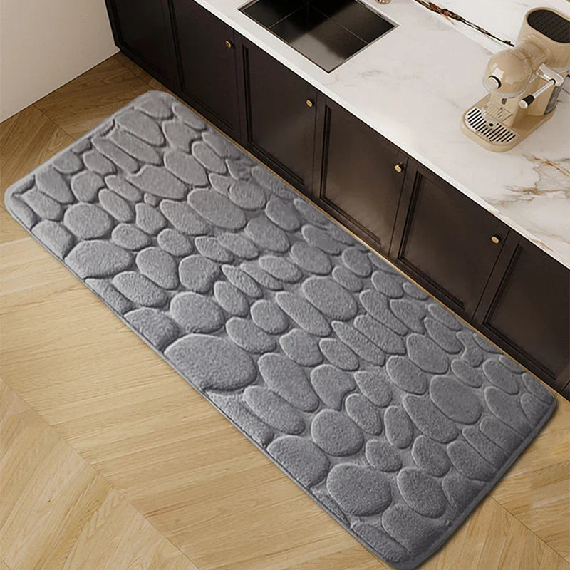 Tapis de cuisine épais Sara - Tapis doux, lavable, antidérapant et absorbant