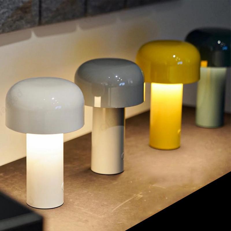 LED-Tischleuchte im Retro-Design, kabellos mit Touch (USB)