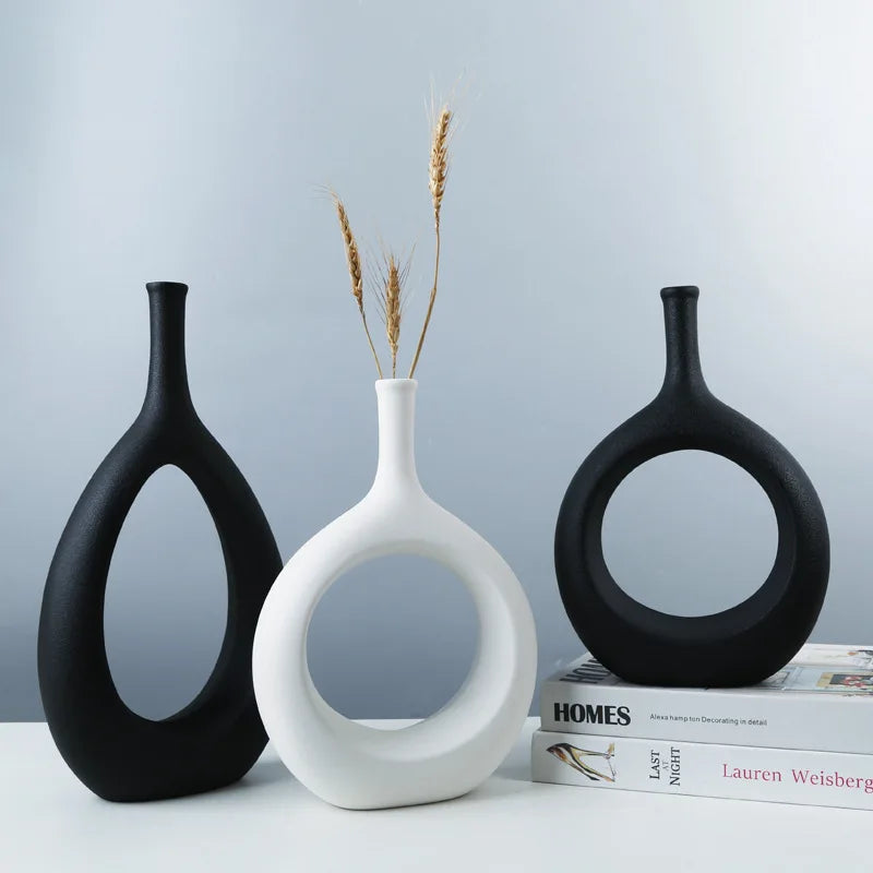 Modern Art Hollow Flower Vase