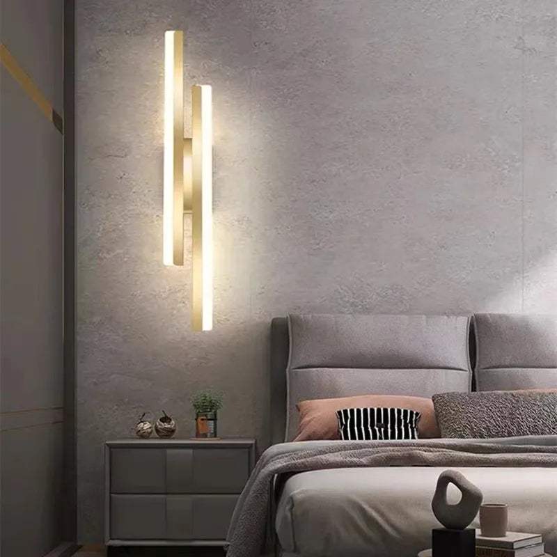 Lumină de perete LED modernă – Linie curată, design minimalist