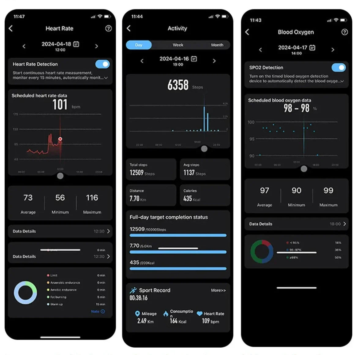 Waterproof Smart Ring with Multi-Sport Mode