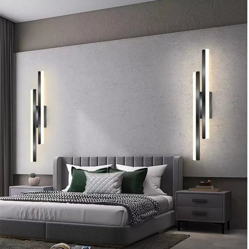 Lumină de perete LED modernă – Linie curată, design minimalist