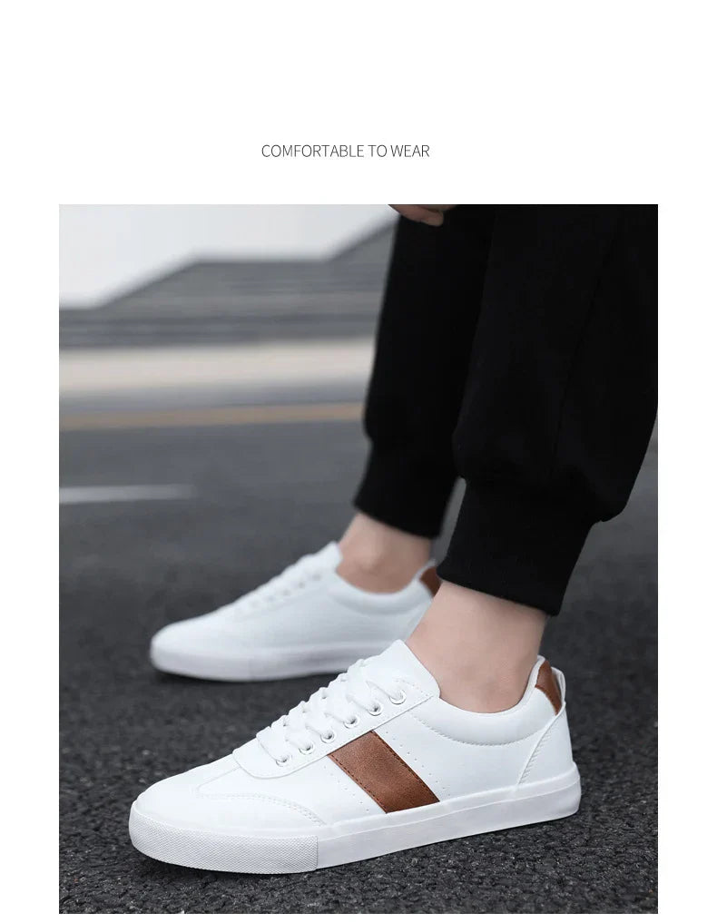 Streetstyle-Sneakers aus Leder