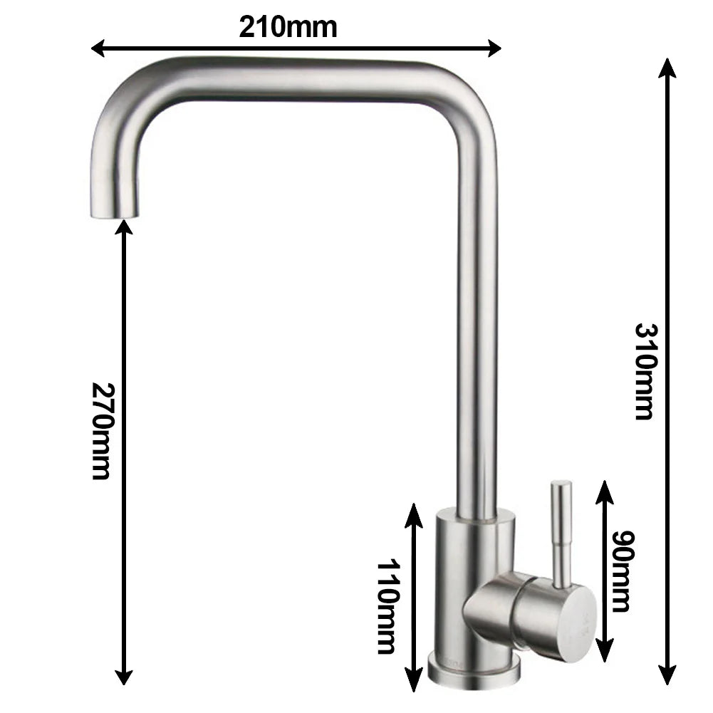 StainlessMix – Kitchen taps in stainless steel faucet