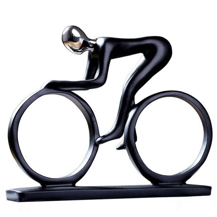 Vrimlo® Nordic Abstract Cyclist Sculpture