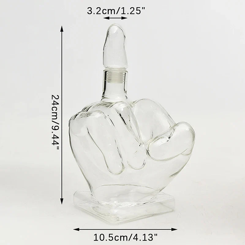 Vrimlo® Decanter With A Bad Attitude