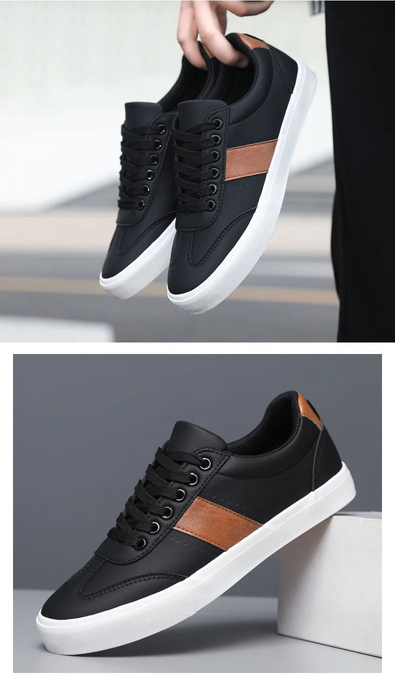 Sneakers in pelle stile street