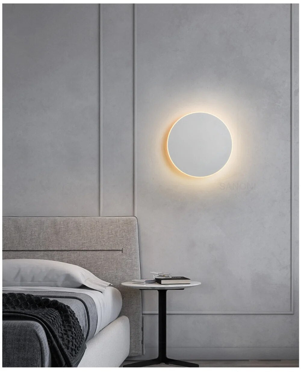 Sleeksphere - Lámpara de pared LED redonda