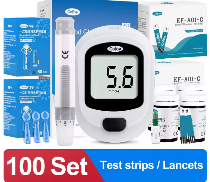 Blood Glucose Meter Kit – Accurate Blood Sugar Monitoring