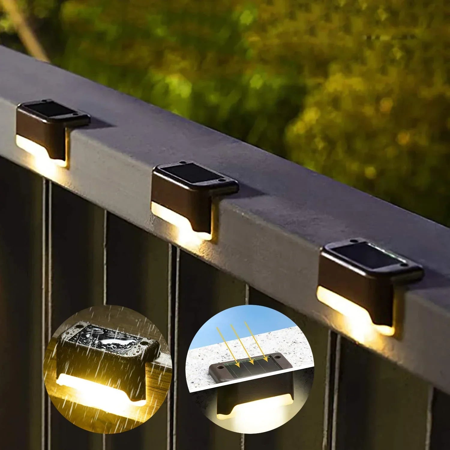 Lampe solaire pour clôture™ | Par lot de 4