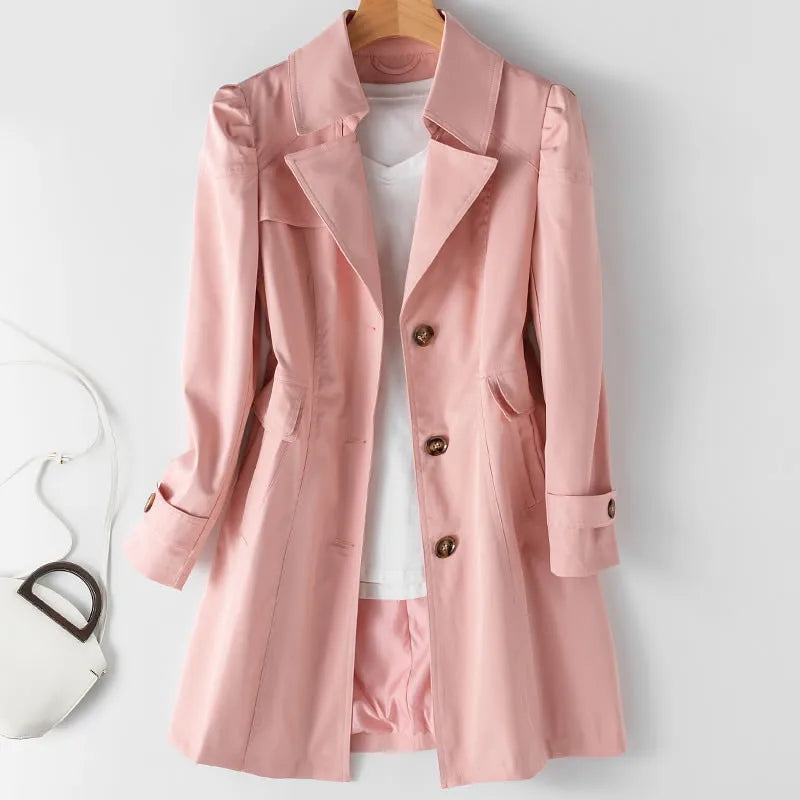 Trench Coat Single-Breasted Jacket