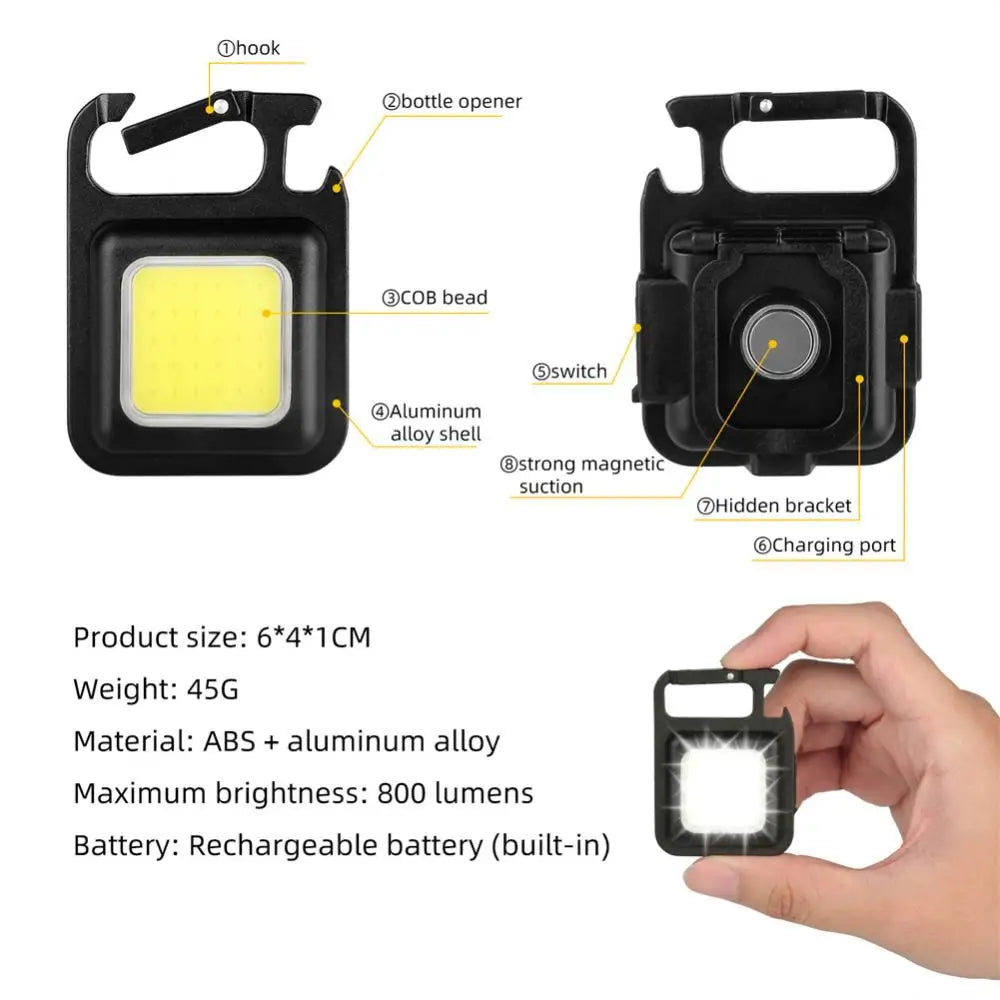 Luminator Chaveiro: Mini Luz de Potência