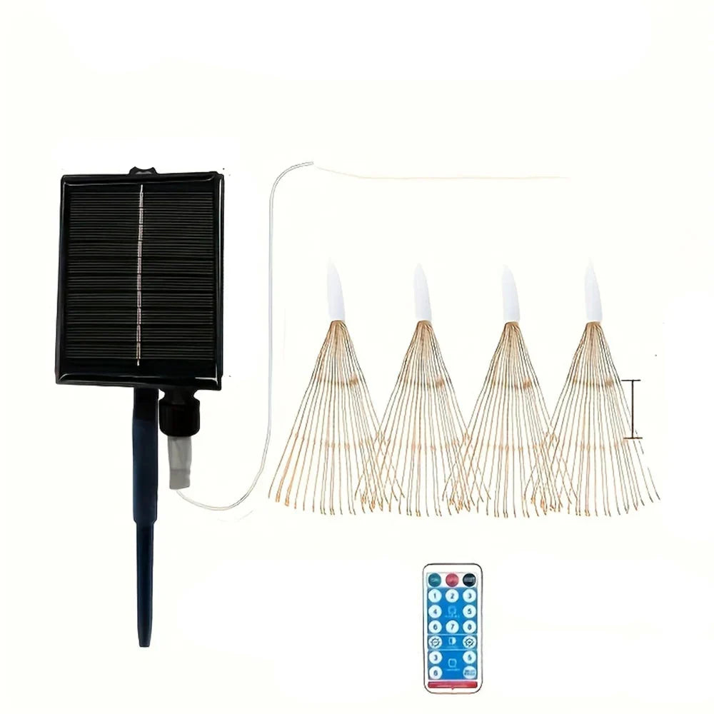 NebulaGlow - Hanging Solar Fireworks Lamp