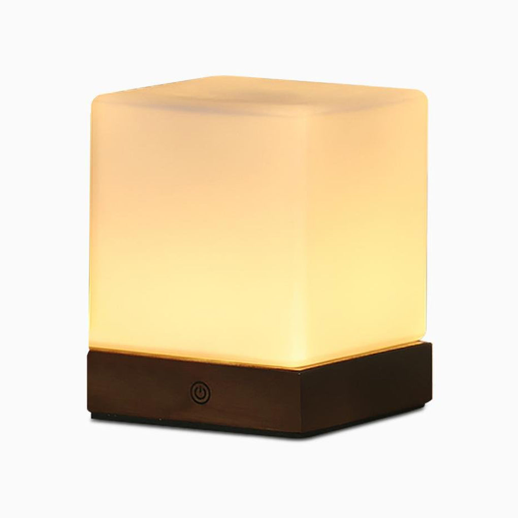 GloedCube - Bezprzewodowa lampa stołowa LED zasilana akumulatorowo do nordyckiego oświetlenia mini biurka