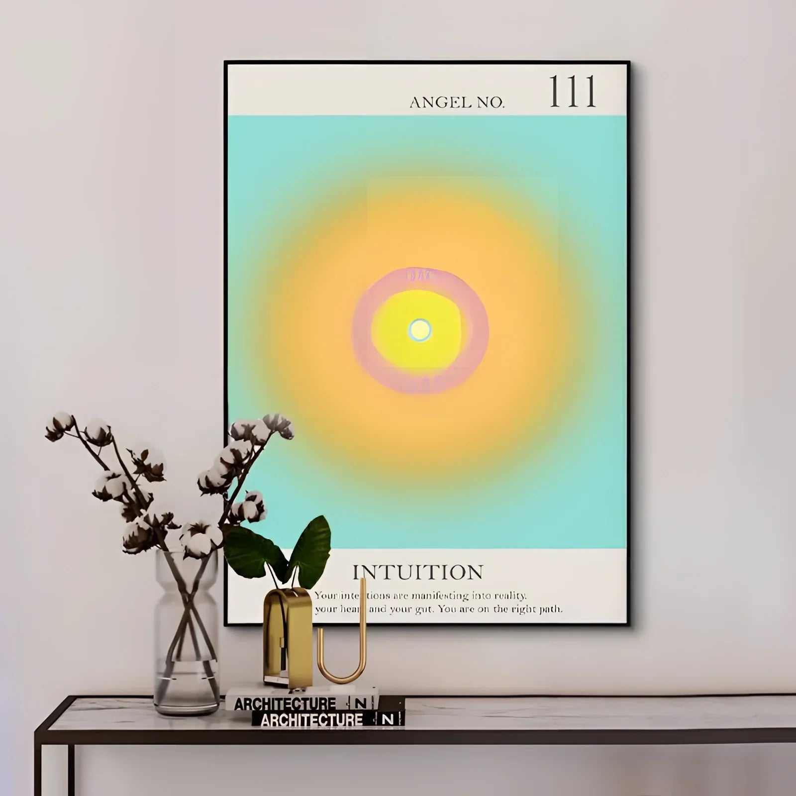 Engel Nummer 666 Poster: Spirituele Ontwaking & Meditatie Decor