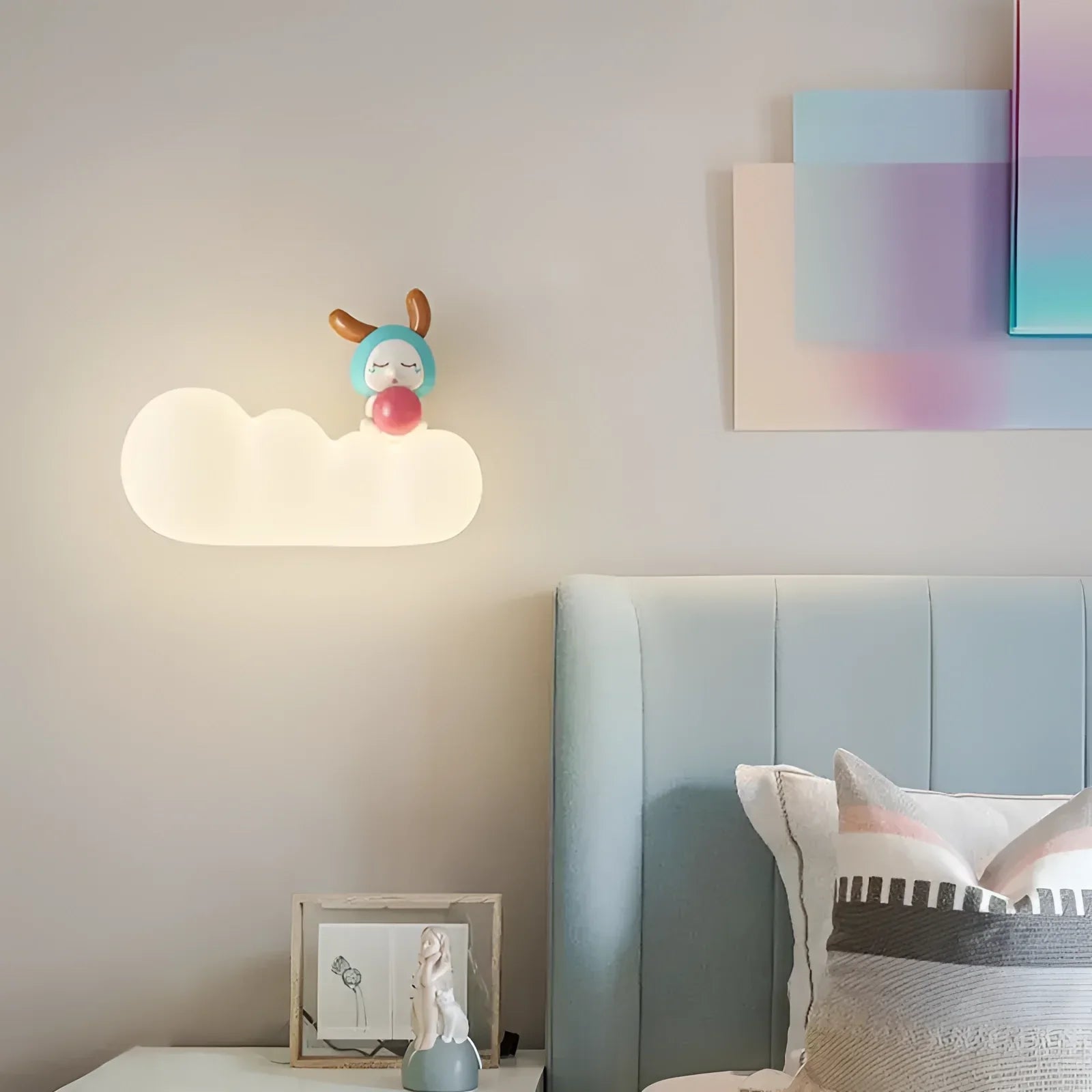 Cloud Wall Lamp - Dimmable Nursery Light Fixture & Decor