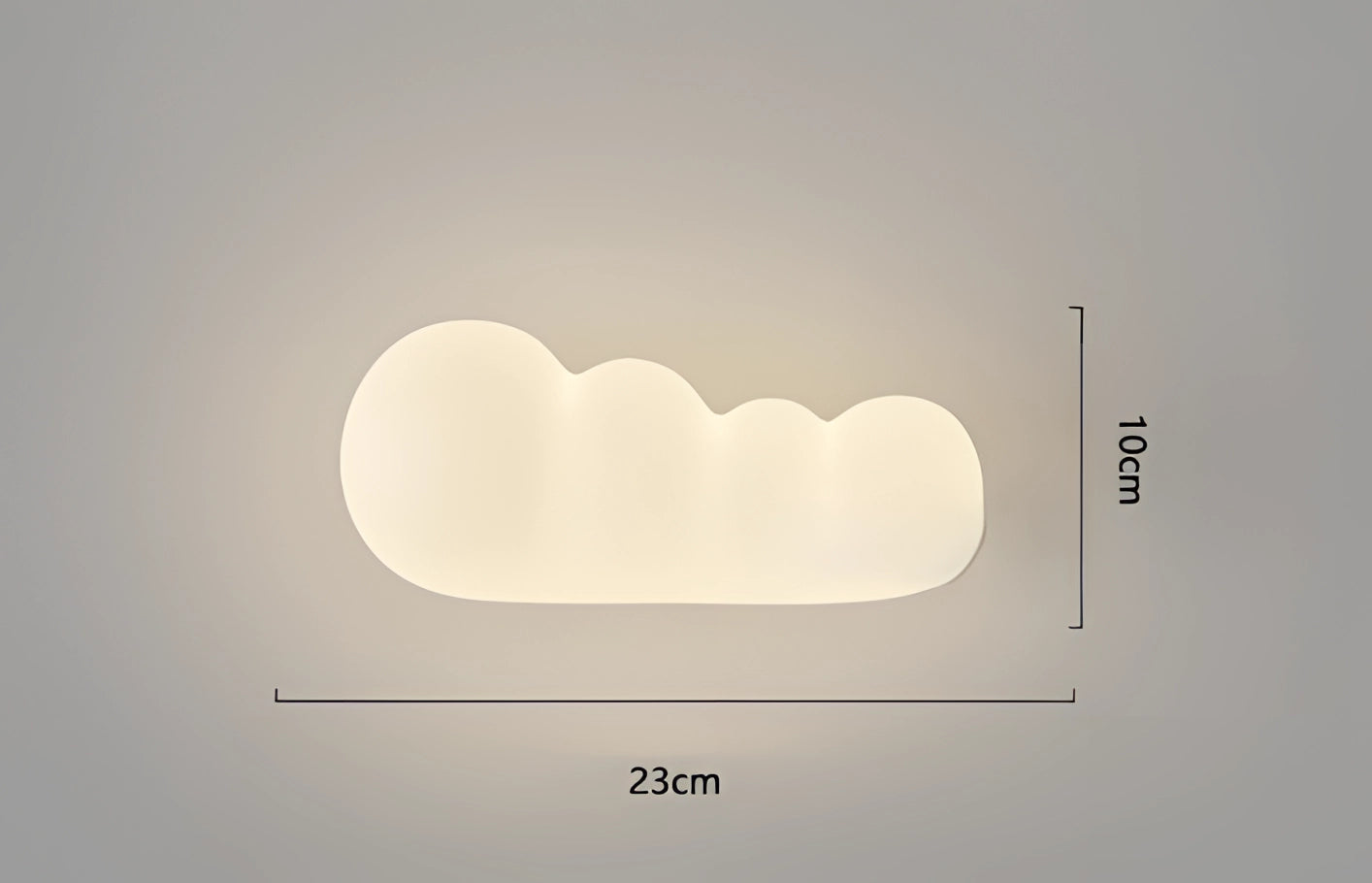 Nástěnné svítidlo Cloud - Stmívatelné osvětlení do dětského pokoje a dekorace