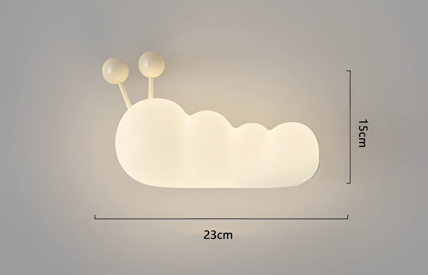 Nástěnné svítidlo Cloud - Stmívatelné osvětlení do dětského pokoje a dekorace