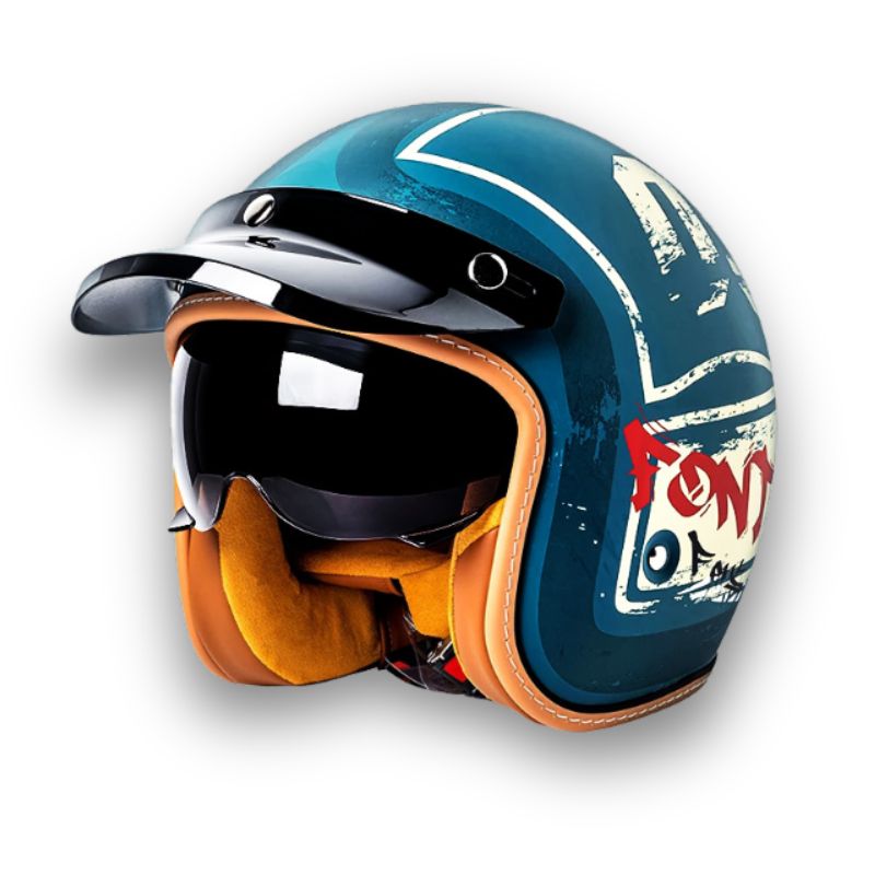 Timeless Motorcycle Helmet - DOT and ECE Approved