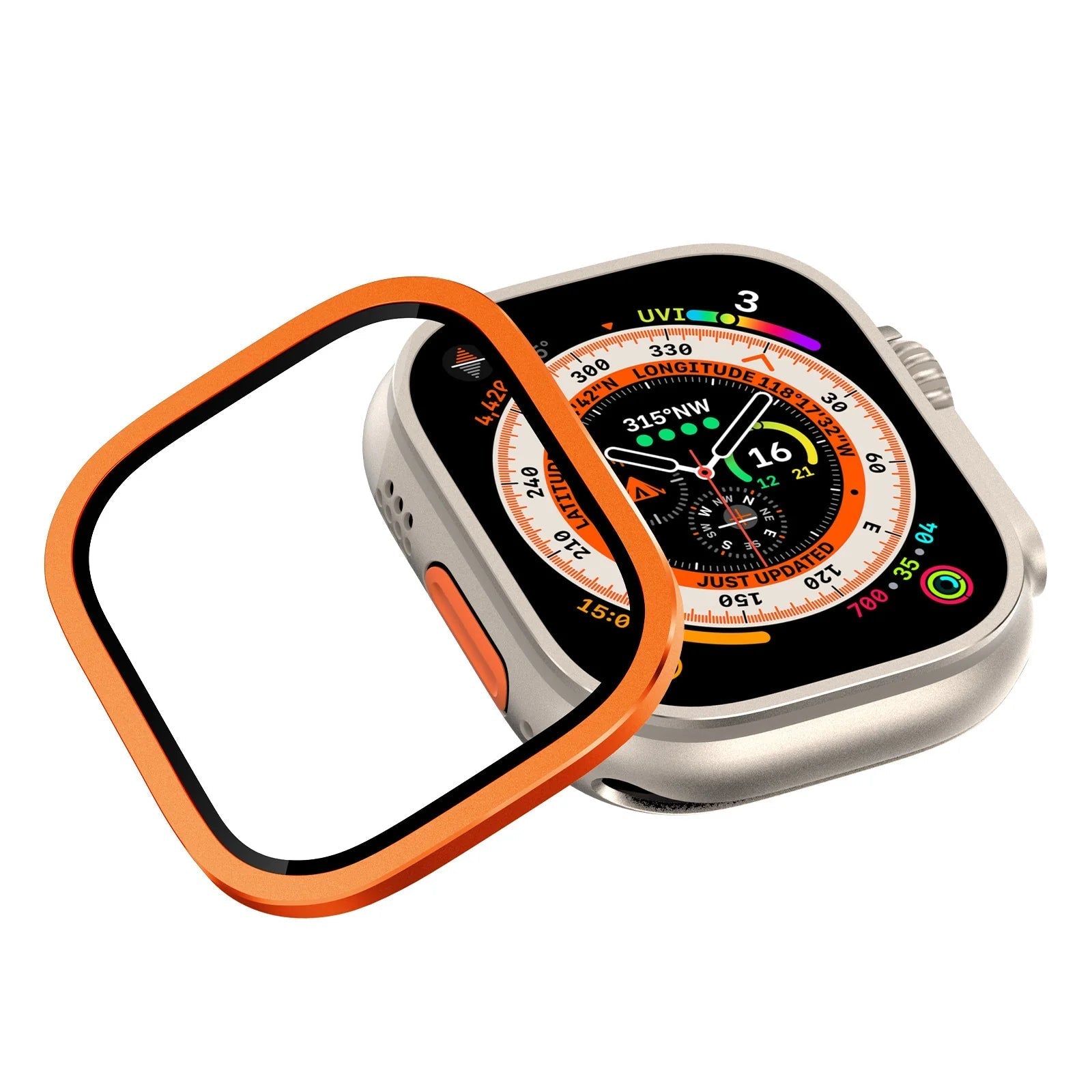 Protetor de Ecrã em Titânio para Apple Watch Ultra 2/Ultra