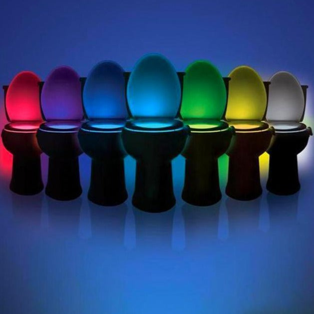 Luz Nocturna para Inodoro - Activada por Sensor de Movimiento - LED Cambiante de Color