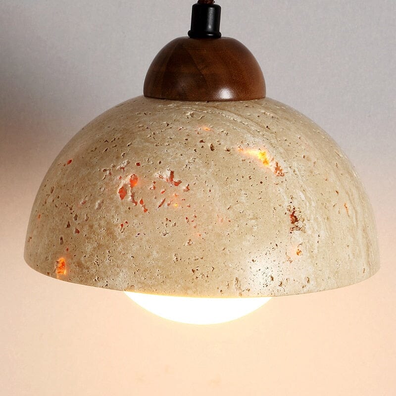 Travertine Wabi Pendants