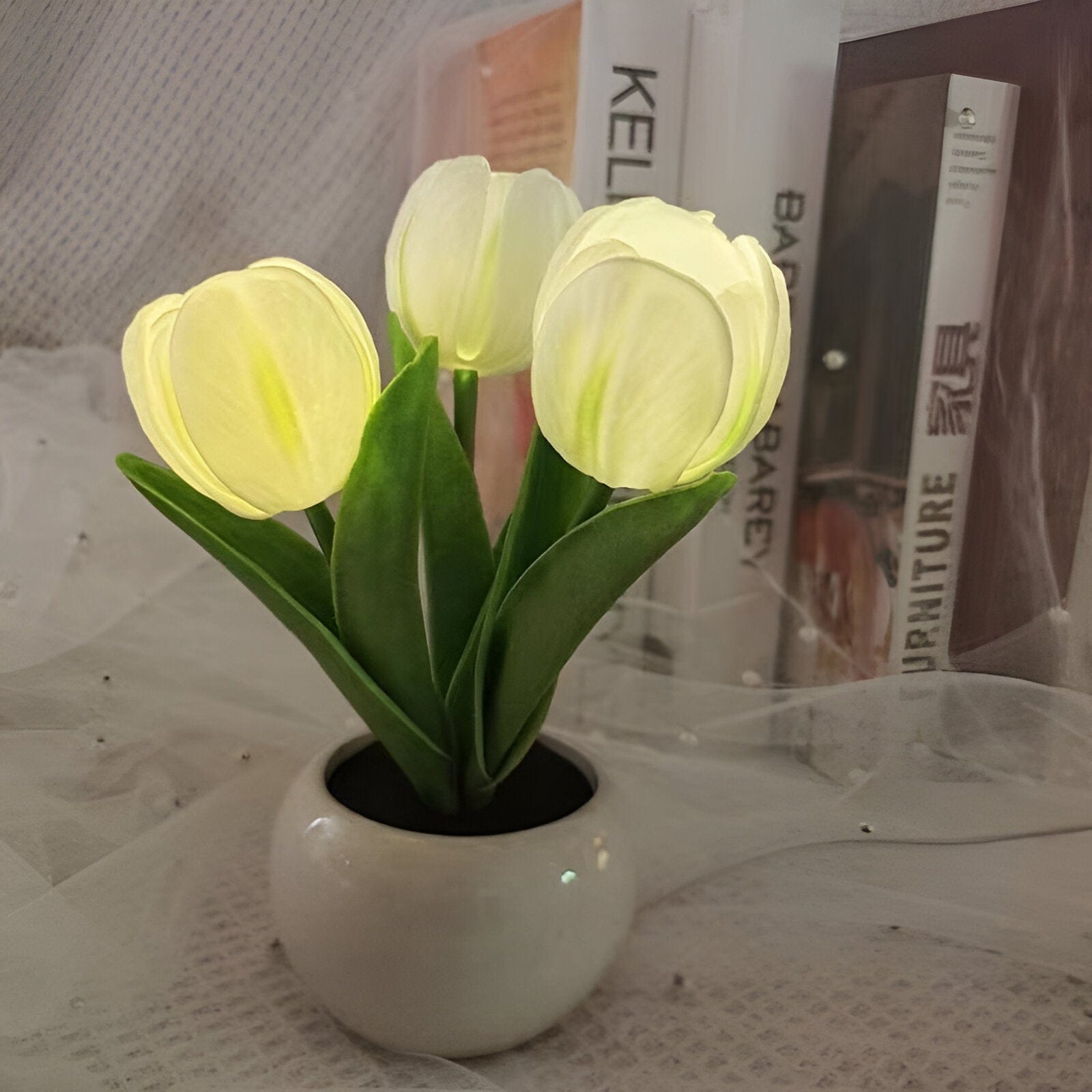 LED Tulip Bedside Lamp