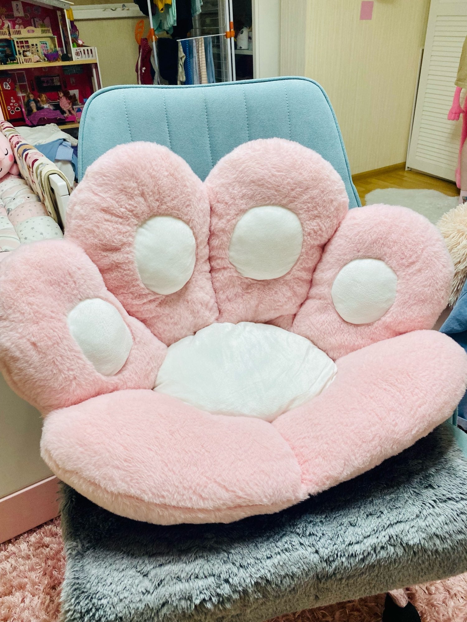 Paw Print Seat Cushion