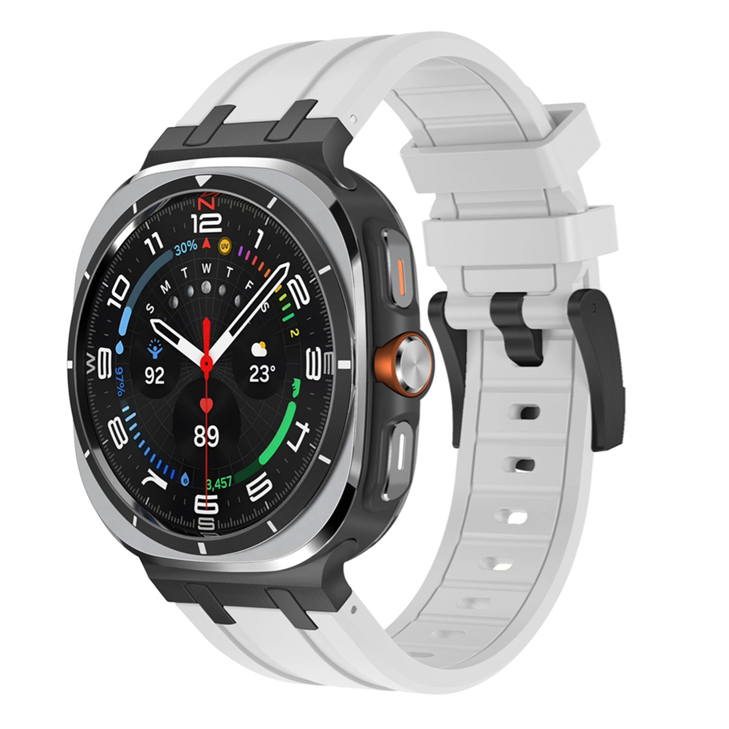 Bracelet en silicone AP de luxe pour Samsung Watch Ultra