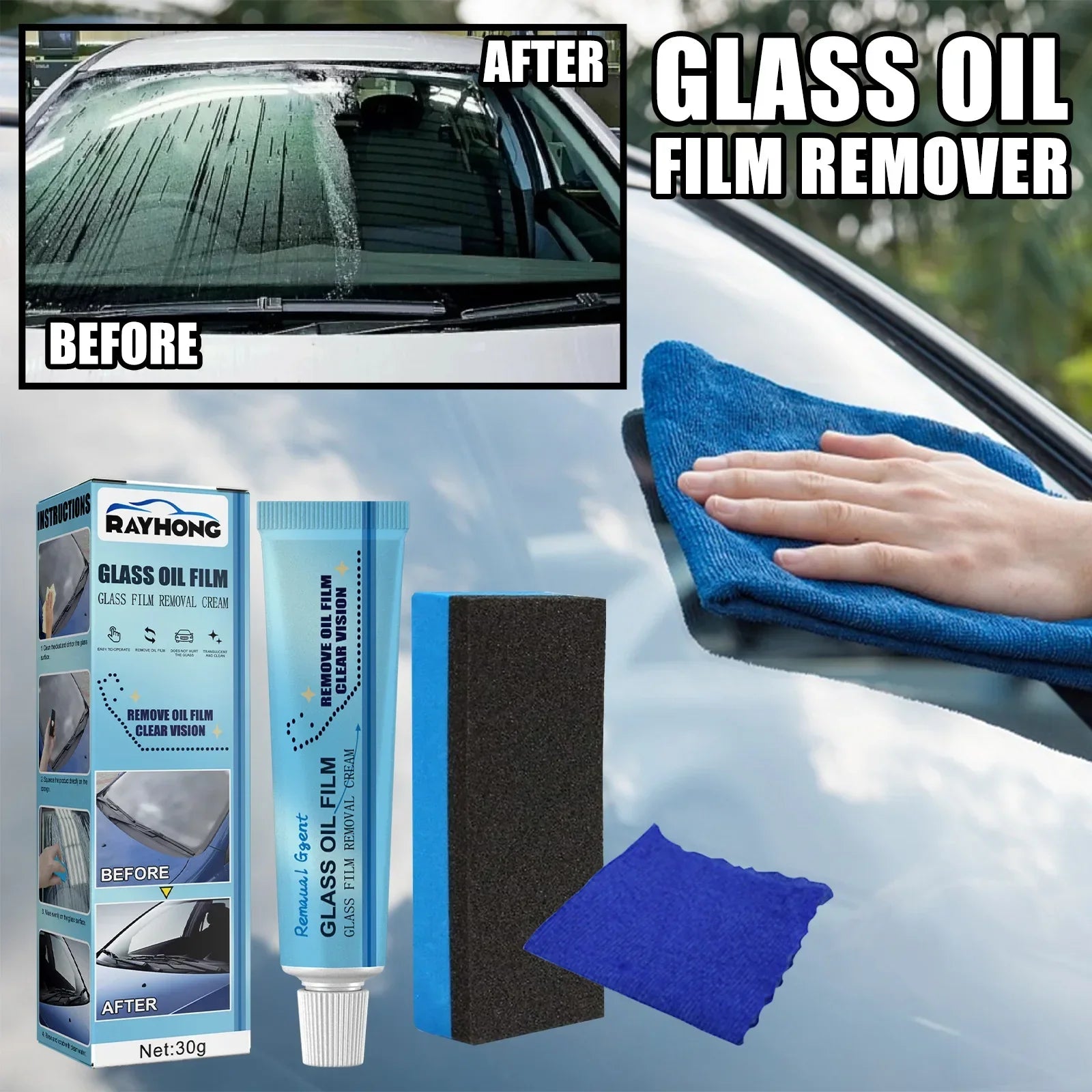 CrystalClear Car Glass Reviver