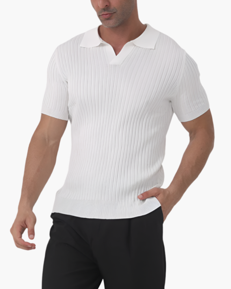 Firenze - Ribbed Cotton Polo