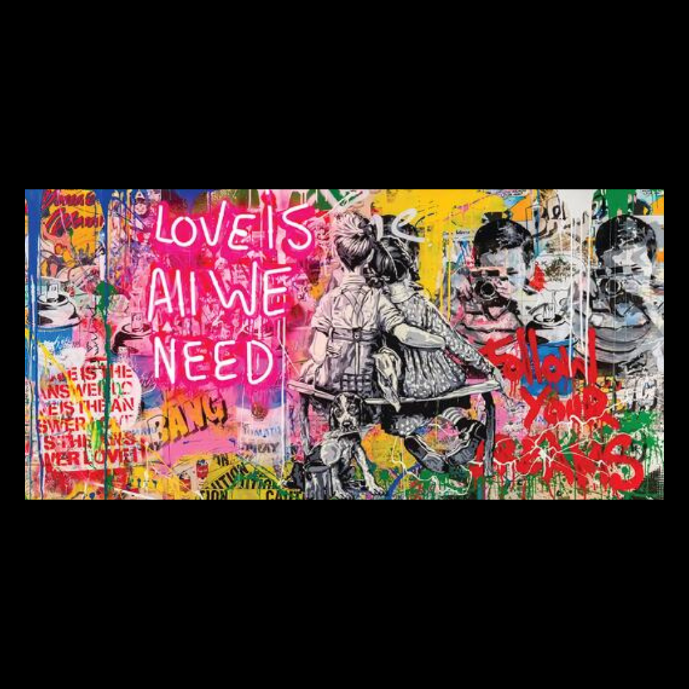 Vrimlo® We Need Love Schilderij